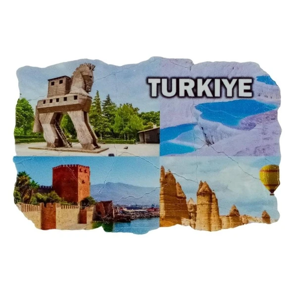 Türkiye Temalı Fresco Magnet ürün görseli 1