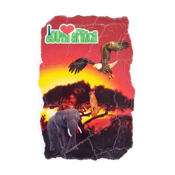 Güney Afrika Temalı Fresco Magnet ürün görseli 1