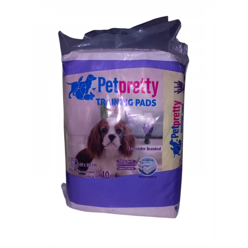 Pet Prettypet Pretty Lavantalı Köpek Tuvalet Eğitim Pedi 60X90 Cm 10 Lu ürün görseli 1