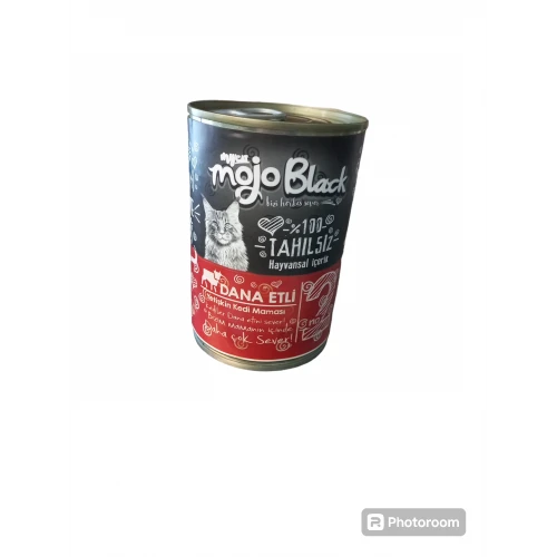 Mycat Mojo Black No :2 Tahılsız 400Gr Dana Etli Yetişkin Kedi Konservesi ( 6 ADET) ürün görseli 1