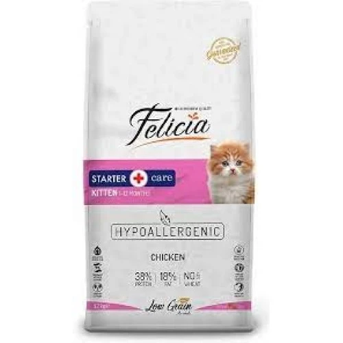 Felicia Hypoallergenic Tavuklu Düşük Tahıllı Yavru Kedi Maması 2 Kg ürün görseli 1