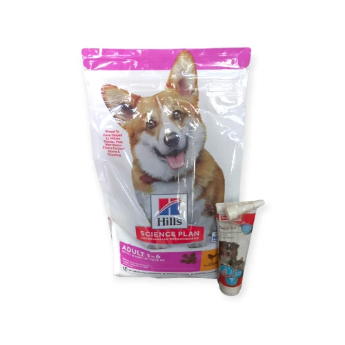 Hills Adult Small&Mini Hindi-Tavuk Küçük Irk Köpek Maması 1.5 Kg (Malt Pasta Hediyeli) ürün görseli 1