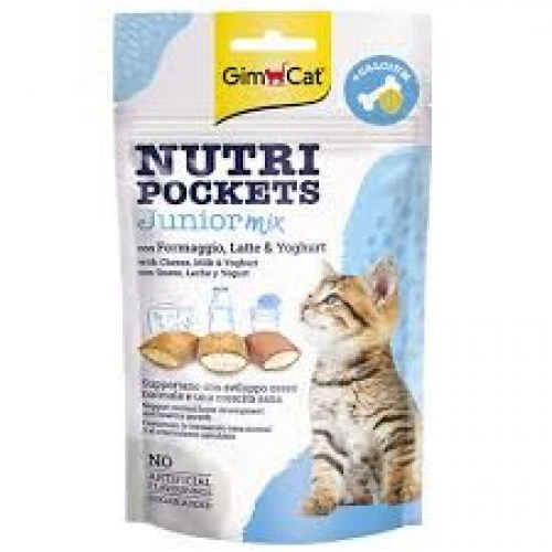 Gimcat Nutripockets Kedi Ödülü Junior Mix 60Gr ürün görseli 1