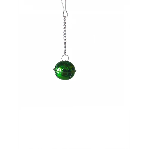 Kuş Oyuncağı Zilli Metal Top Sarkaç ürün görseli 1