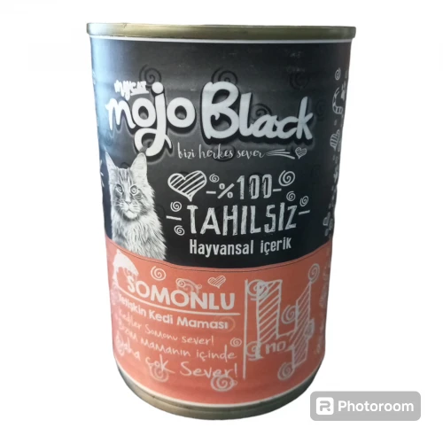 Mycat Mojo Black No :4 Tahılsız 400Gr Somonlu Yetişkin Kedi Konservesi (6 ADET) ürün görseli 1