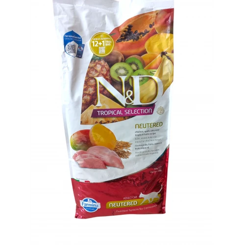 N&D Cat Tropical Selection Lamb Neutered 10Kg ürün görseli 1