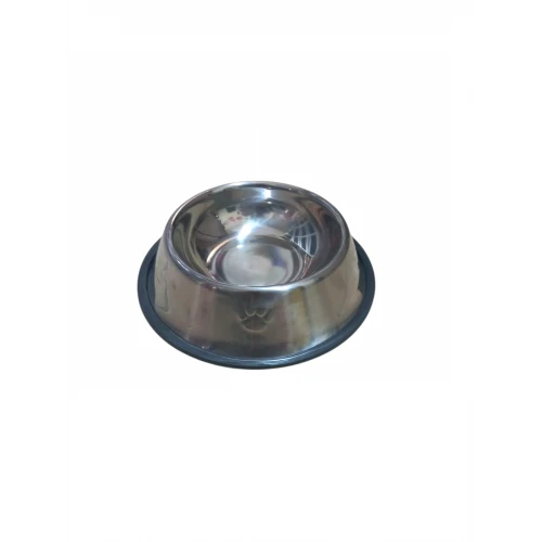 Pati Desenli Çelik Mama Kabı 22 Cm - 24 Oz ürün görseli 1