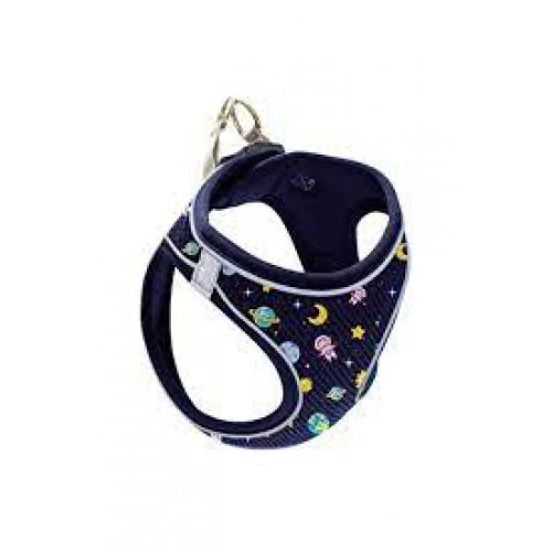 Mita Air Mesh Kedi Köpek Göğüs Tasması Çift Reflektörlü, Terletmeyen Uzay 3Xs ürün görseli 1