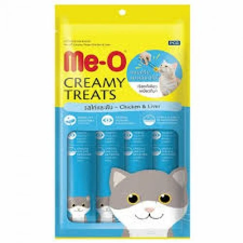 Meo Tavuklu Ve Ciğerli Krema Kedi Ödülü 4X15Gr ürün görseli 1