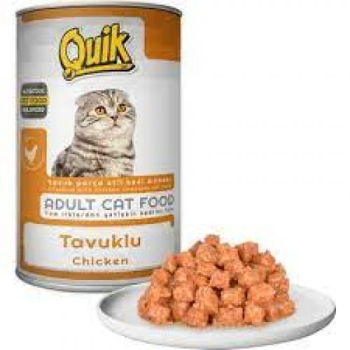 Quik Tavuklu Yetişkin Kedi Konservesi 415Gr ürün görseli 1