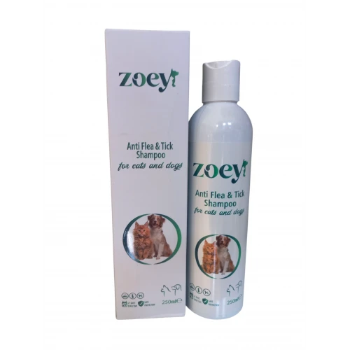 Zoey Kedi Ve Köpekler İçin Pire Şampuanı 250 Ml ürün görseli 1