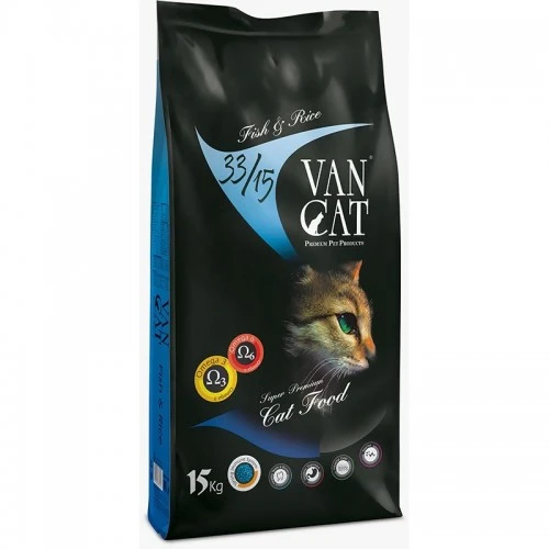 Van Cat Balıklı Pirinçli 1 Kg Yetişkin Kuru Kedi Maması( Açık) ürün görseli 1