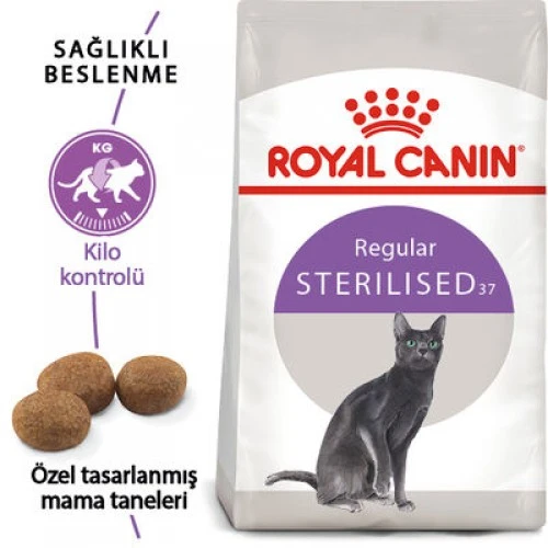 Royal Canın Sterılısed 37 Kısırlaştırılmış Kedi Maması Açık Mama 1Kg ürün görseli 1
