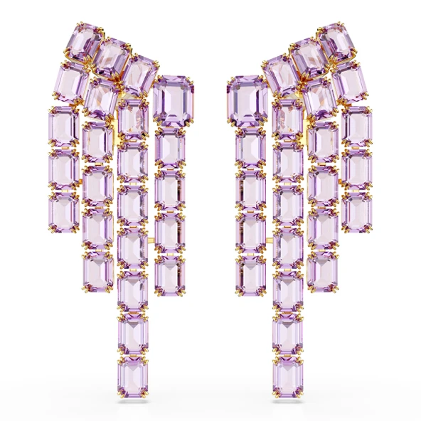 5720837 Swarovski Küpe Mıllenıa:Ce Chndl Vıol/Gos ürün görseli 1