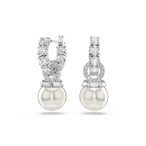 5691716 Swarovski Küpe Matrıx:Pe Pearl Whıte/Rhs ürün görseli 1