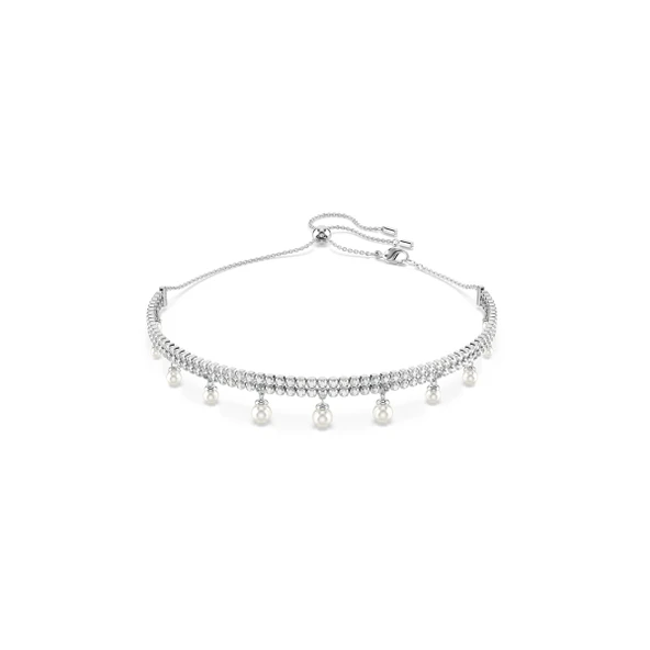 5720865 Swarovski Kolye Ss25 Capsule:Choker Prl Whıte/Rhs ürün görseli 1
