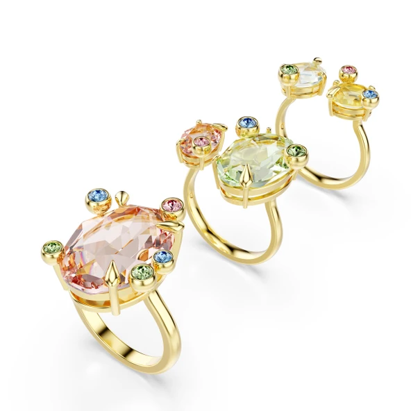 5705814 Swarovski Yüzük Gema:Rıng Set Of 3 Mul/Gos 55 ürün görseli 1