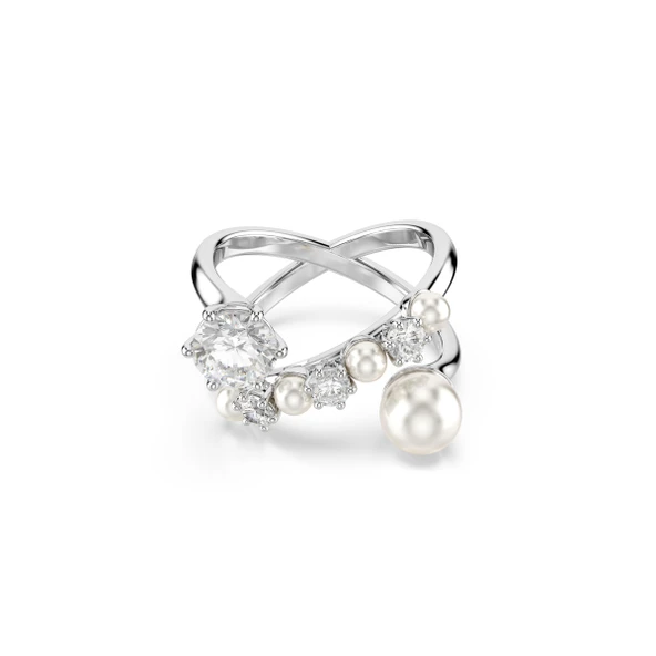 5714375 Swarovski Yüzük Matrıx:Rıng Pearl Open Whıte/Rhs 50 ürün görseli 1