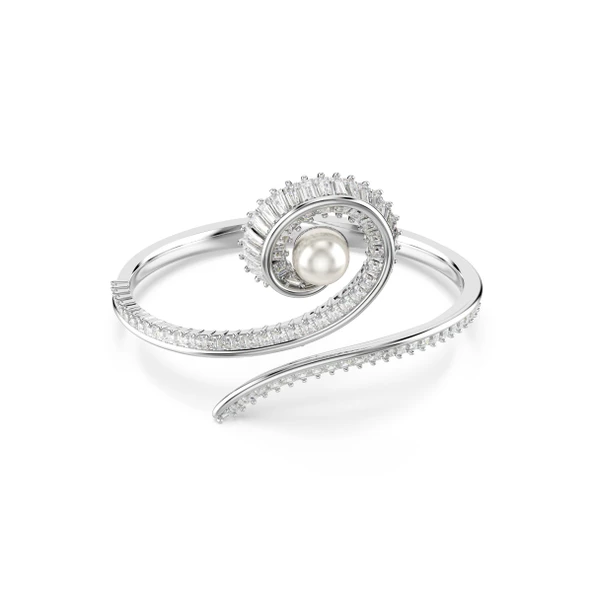 5720863 Swarovski Bilezik Ss25 Capsule:Bangle Whıte/Rhs M ürün görseli 1