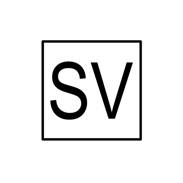 Metal SV Safety Valve İşareti Alüminyum Düz 25x25 cm SV Levha Emniyet Ventili İş Güvenliği ürün görseli 1
