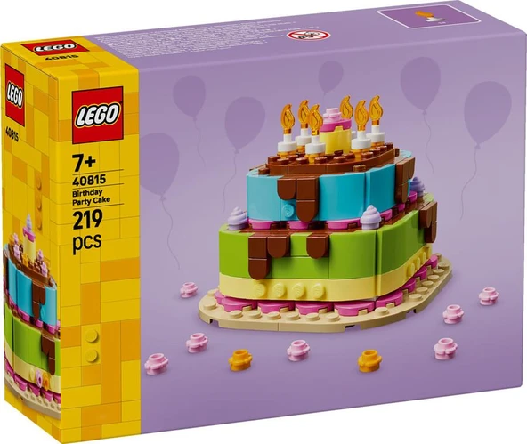 LEGO Iconic 40815 Birthday Party Cake ürün görseli 1