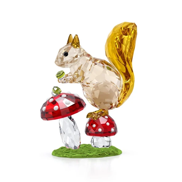 5684343 Swarovski Biblo Idyllıa:Squırrel And Mushrooms ürün görseli 1