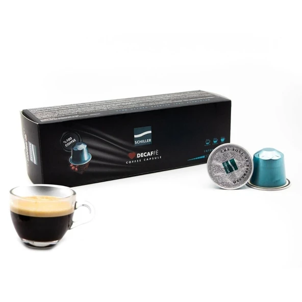 Decaf(Kafeinsiz) Alüminyum Kapsül Kahveler 10 lu Paket ürün görseli 1