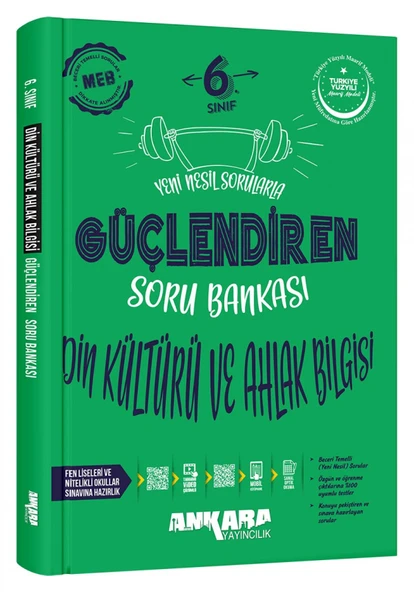Ankara 2026 6. Sınıf Din Kültürü Güçlendiren Soru Bankası Güncel Müfredat ürün görseli 1