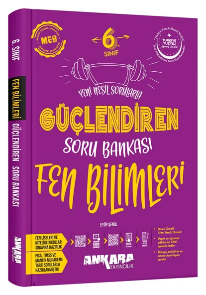 Ankara 2025 6. Sınıf Fen Bilimleri Güçlendiren Soru Bankası Güncel Müfredat ürün görseli 1