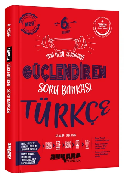 Ankara 2025 6. Sınıf Türkçe Güçlendiren Soru Bankası Güncel Müfredat ürün görseli 1