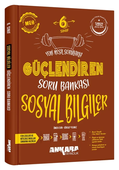 Ankara 2026 6. Sınıf Sosyal Güçlendiren Soru Bankası Güncel Müfredat ürün görseli 1