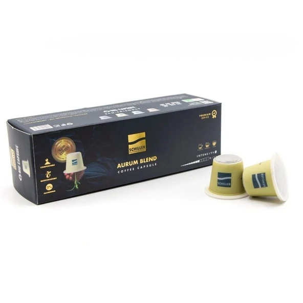 Aurum Blend Bio Kapsül Kahveler 10 lu Paket ürün görseli 1