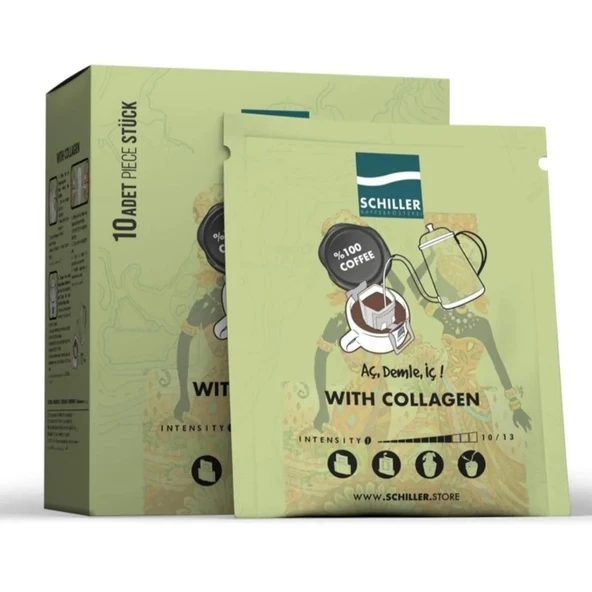 Aç Demle İç Filtre Kahve Wıth Collagen 10 lu ürün görseli 1