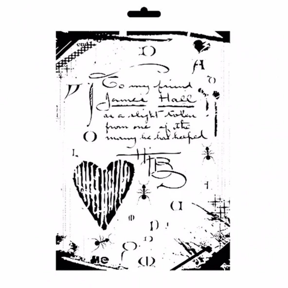MIX MEDİA STENCIL MA SERİSİ MA03 21X29 ürün görseli 1