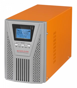 MAKELSAN POWERPACK SE 1 KVA / 900W (1F/1F) 4-8dk (2x 12V/7AH) ONLINE MU01000N11EAV04 ürün görseli 1