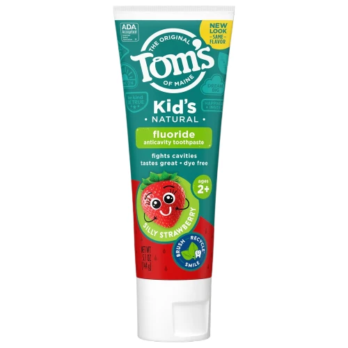 Tom's of Maine Çocuk Florürlü Çilekli Doğal Diş Macunu 144 gr ürün görseli 1