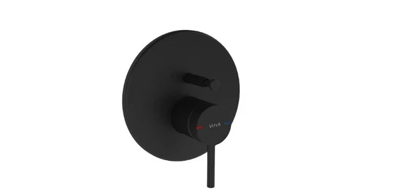 VitrA Origin A4226536 Ankastre Banyo Bataryası Mat Siyah ürün görseli 1
