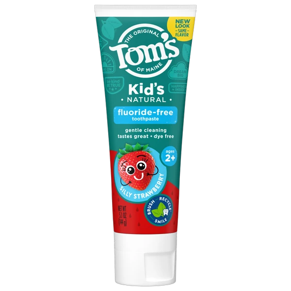 Tom's of Maine Çocuk Florürsüz Çilekli Doğal Diş Macunu 144 gr ürün görseli 1