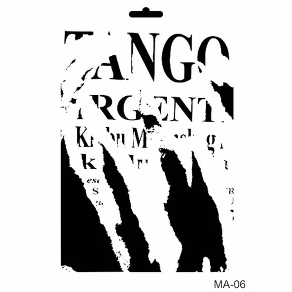 MIX MEDİA STENCIL MA SERİSİ MA06 21X29 ürün görseli 1