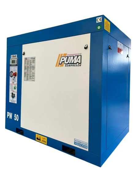 Puma PW50 Vidalı Hava Kompresörü 50 Hp-37 Kw 8-10 Bar ürün görseli 1