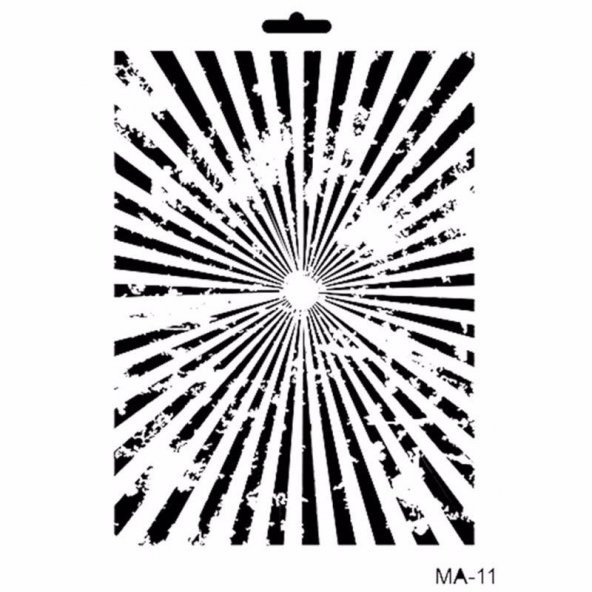 MIX MEDİA STENCIL MA SERİSİ MA11 21X29 ürün görseli 1