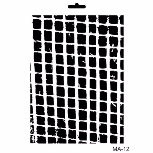 MIX MEDİA STENCIL MA SERİSİ MA12 21X29 ürün görseli 1