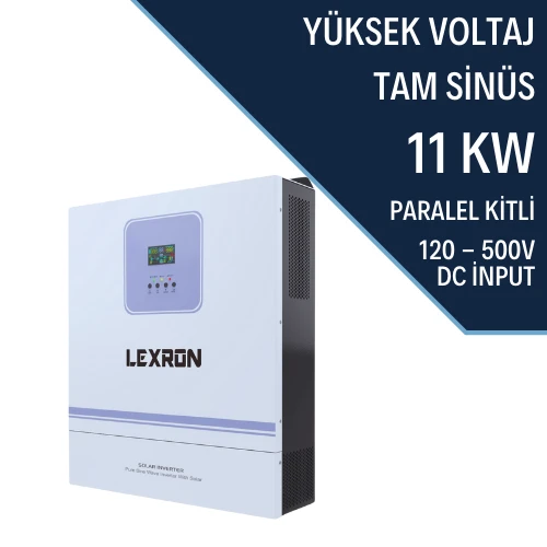 LEXRON 11KW HV 2XMPPT AKILLI INVERTER 48V ürün görseli 1
