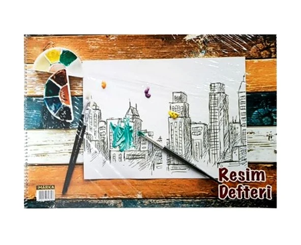 Resim Defteri Spiralli 35X50cm 15 Yaprak Karışık - 2 adet ürün görseli 1
