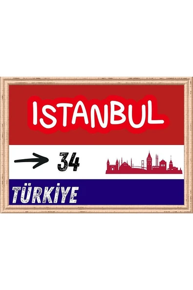 İstanbul Tablo - Retro Tablo ürün görseli 1