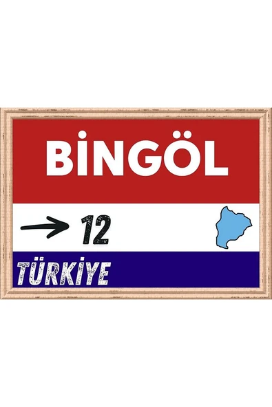 Bingöl Tablo - Retro Tablo ürün görseli 1