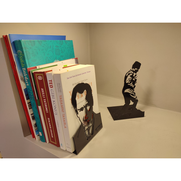 AYYBUU Dekoratif Kitap Tutucu Atatürk Büst Temalı ürün görseli 1