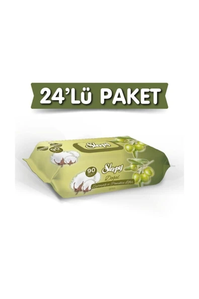 Sleepy Doğal Zeytinyağı Ve Pamuklu Islak Havlu 24 X 90'lı 2160 Yaprak ürün görseli 1
