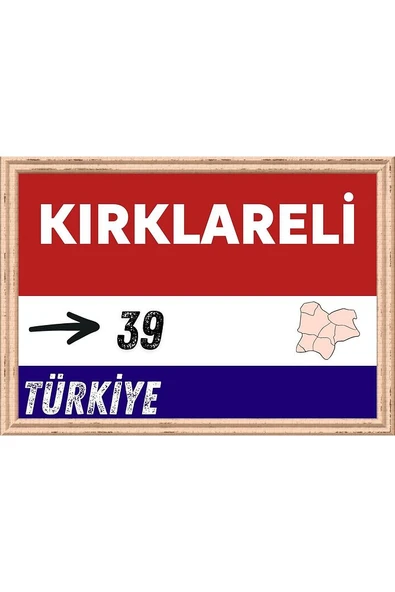 Kırıklareli Tablo - Retro Tablo ürün görseli 1