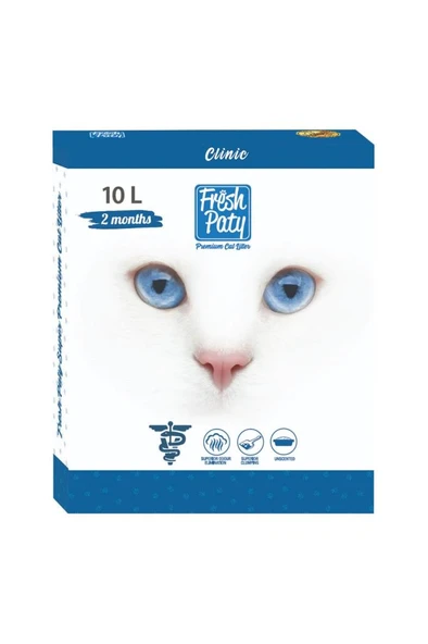 Fresh Paty Clinic Kokusuz Kedi Kumu 10 Lt ürün görseli 1